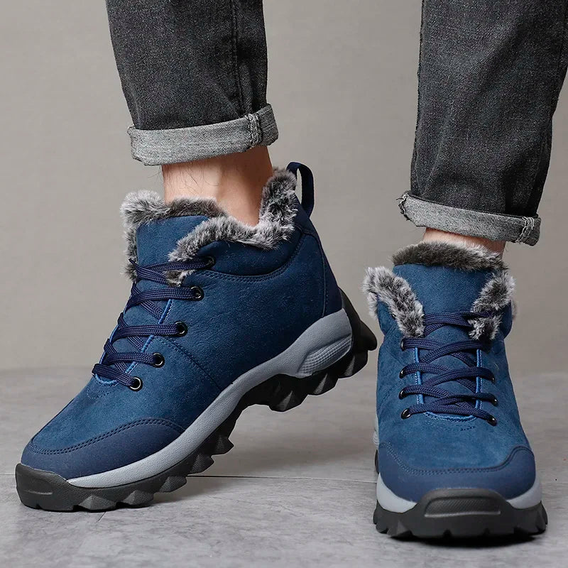 Men Sneakers Man Hiking Shoes Outdoor Mountain Boots Climbing Shoes Zapatos De Hombre Winter Boots Tennis Black Sneakes