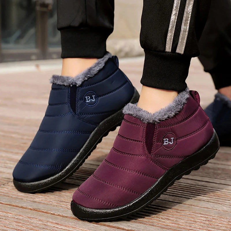 Snow Men Boots Breathable Mens Shoes Male Winter Shoes For Men Outdoor Men Shoe Waterproof Men's Boots Footwear Work Shoes